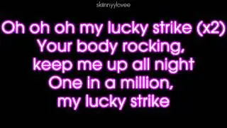 Lucky Strike - Maroon 5 (lyrics)
