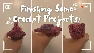 Finishing some crochet projects!
