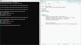 Multiple Classes, Methods and Objects in Java