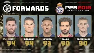 PES 2019 best player ratings 95-84