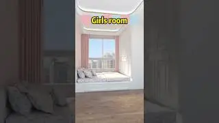 Bedroom design Idea for girls #shorts