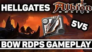 Bow Damage/RDPS Gameplay - Hellgates 5v5 - Albion Online