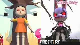 Main Squid Game Versi Free Fire 👍‼️ | Game Wilson Kiddy