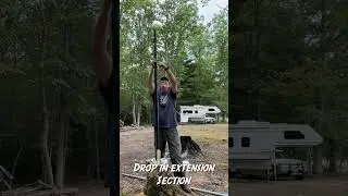 Homemade Starlink Mini Mast (to get above tree line) #starlink #starlinkmini #starlinkinternet