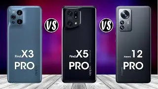 OPPO Find X5 Pro vs OPPO Find X3 Pro vs Xiaomi 12 Pro