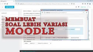 Membuat Soal AKM di Moodle | Pilihan Ganda, Multi Jawaban, Jawaban Singkat, Mencocokkan dan Cloze