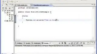 What are static blocks or static initializers in java!