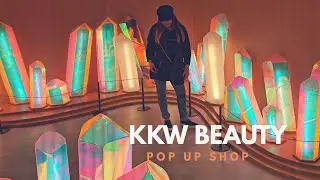 Inside KKW BEAUTY POP UP SHOP in South Coast Plaza