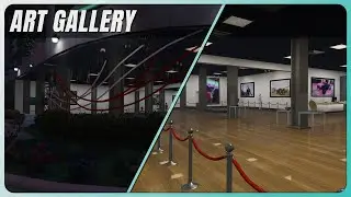Art Gallery MLO #fivem GTAV Map interior