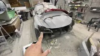 Установка бампер Lexus is250 в стиле is3