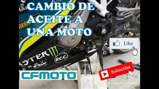 COMO CAMBIAR ACEITE CF MOTO / CAMBIO DE ACEITE PARA MOTOS