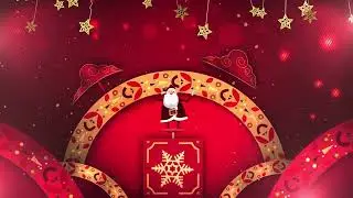 Red Christmas NewYear Natal Wish And Party Invitation