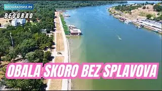 JOŠ SAMO ČETIRI SPLAVA PREOSTALA DA OBALA BUDE POTPUNO ČISTA