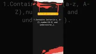 Variables & f string in python | python full course-02 | python programming | coding for beginners |