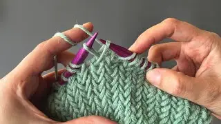 Are you tired of stockinette stitch? How to knit this denser and insulated knitting pattern!!!