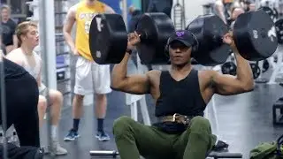 Lifting Fake Weights And Fighting Bradly Castleberry