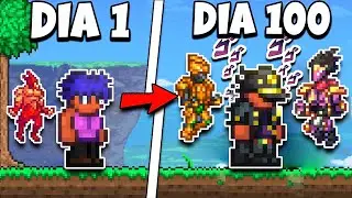 I SPENT 100 DAYS IN TERRARIA JOJO using STANDS