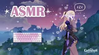 ASMR | Genshin Impact ♡ - Exploring 💜 | Whispered & Keyboard Sounds ✨☁️