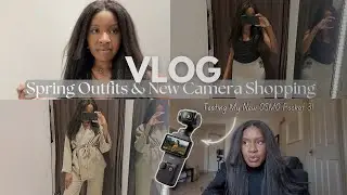Vlog Spring Shopping & New Camera | OSMO Pocket 3