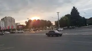 Последние лучи солнца!Владикавказ.