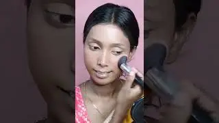 Self Haldi Bridal Makeup Look #shorts #youtubeshorts #makeup
