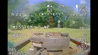 Autonomous Mower First Waypoint Mission Onboard