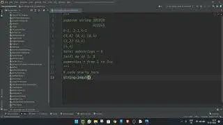 Count no of substrings ,code in python