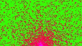 Red Pixel Generator Green Screen, ANIMATION  FREE FOOTAGE HD