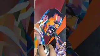 Freddie Mercury painted  @IG visualisingart using our Galeria Acrylics + Professional Gloss Varnish