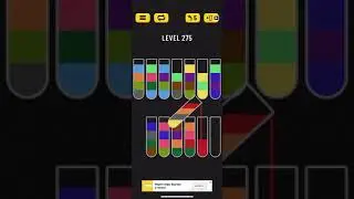 Прохождение Water Sort Puzzle level 275 👍🏻👍🏻👍🏻