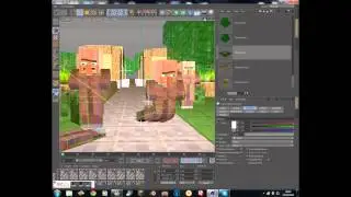 minecraft-cinema 4D speedart element animation!!!