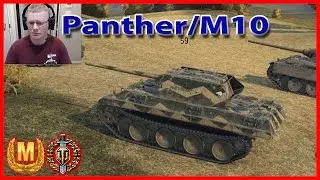 World Of Tanks Panther/M10 Ace Tanker Gameplay And a Nice Carry