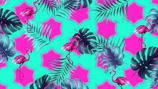BACKGROUND SUMMER TROPICAL FLAMINGO