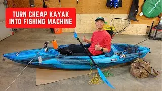 Pelican Mission 100 Sit-in Kayak Fishing Modifications