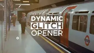 Modern Glitch Opener (Adobe Premiere Pro CC 2018 Template)