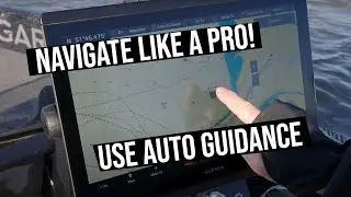 Never Hit Shallow Water Again! How to Use Auto Guidance on Garmin Chartplotter 🚤