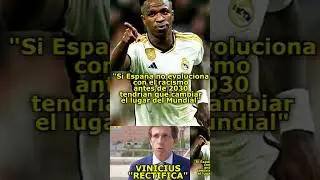 Almeida pide a Vinicius que rectifique tras pedir que el Mundial no se celebre en España por racismo