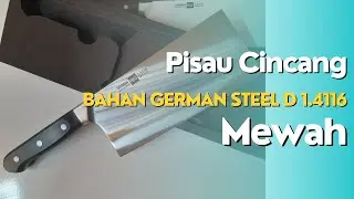 Pisau Cincang Slicing Daging Bahan Stainless Steel Jerman Huo Hou 1 4116