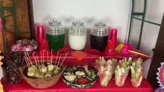 Arreglo de mesa para este 15 de Septiembre