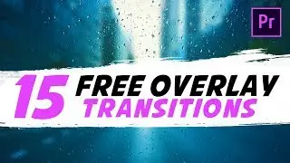 15 FREE Transitions Pack Matte Overlay | Premiere Pro Tutorial