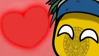 COUNTRYBALLS mini №16 | Valentine's card