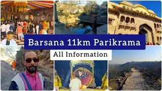 Barsana Parikrama (4Km & 7Km) | 5 Days Braj Dham Yatra 2024 | Day 2 | Bhavin Prajapati Vlogs