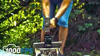 КУВАЛДА VS СМАРТФОН | ЗАМЕДЛЕННАЯ СЪЕМКА | 1000 FPS