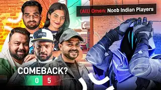 He Called Us Noob Indians , So We DESTROYED HIM 😎| *Epic Comeback* in Valorant