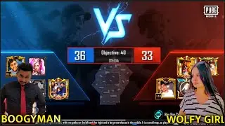 BOOGEYMAN GAMING vs WOLFY GIRL || TDM MATCH😱 ||