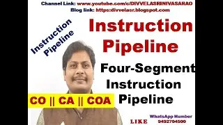 Instruction Pipeline || Four Segment Instruction Pipeline || Computer Organization and Architecture