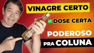 Dor nas Costas: VINAGRE de MAÇÃ pra Artrose, Artrite, Ciático