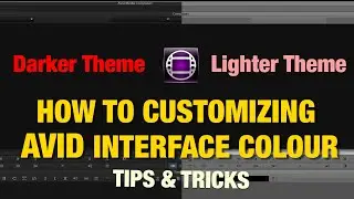 How to Change AVID Interface Color | Tamil | 1 min TIP