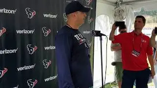 Bill O'Brien At Houston Texans Training Camp