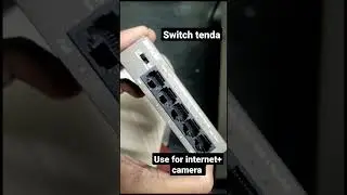 switch for internet and camera , tenda 5 port top use 